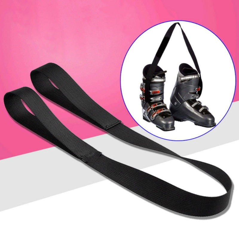 Ski Shoulder Strap Hand-held Double Snowboard Strap Nylon EVA Strap Adjustable Multifunctional Belt Hand Handle Carrier