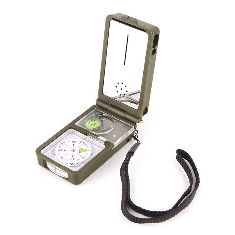 Outdoor Survival Military Camping Hiking Compass Tool Kit Combination Compass Kit 10-in-1 Multi-Function