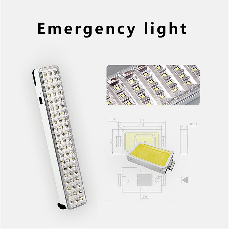 Led Emergency Light Flashlight Mini 30 Led 2 Mode Rechargeable Emergency Light Lamp For Home Camp Outdoor