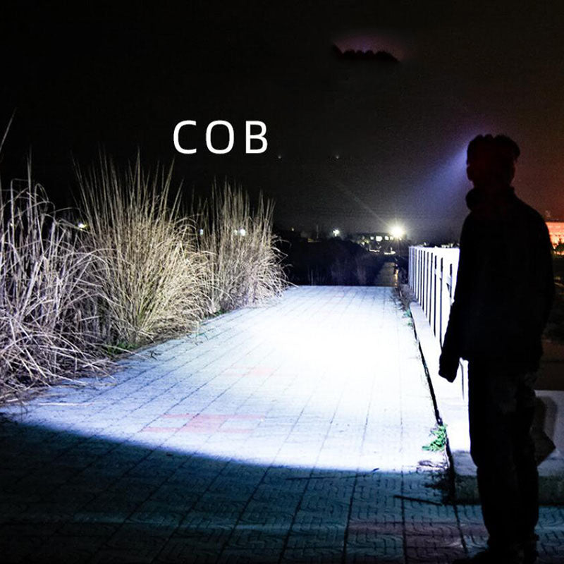 Portable Mini XPE+COB LED Headlamp USB Rechargeable Use 18650 Battery Head Lamp Camping Fishing Headlight Flashlight Torch