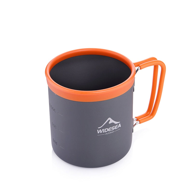 Camping Aluminum Cup Outdoor Mug Tourism Tableware Picnic Cooking Equipment Tourist Coffee Drink Trekking Hiking