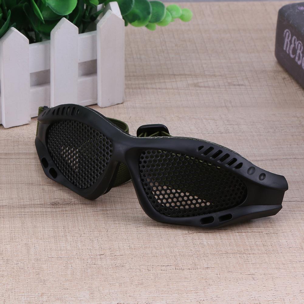 Metal Mesh Tactical Glasses Eye Protection Shock Resistant Goggles Accessories For Camping