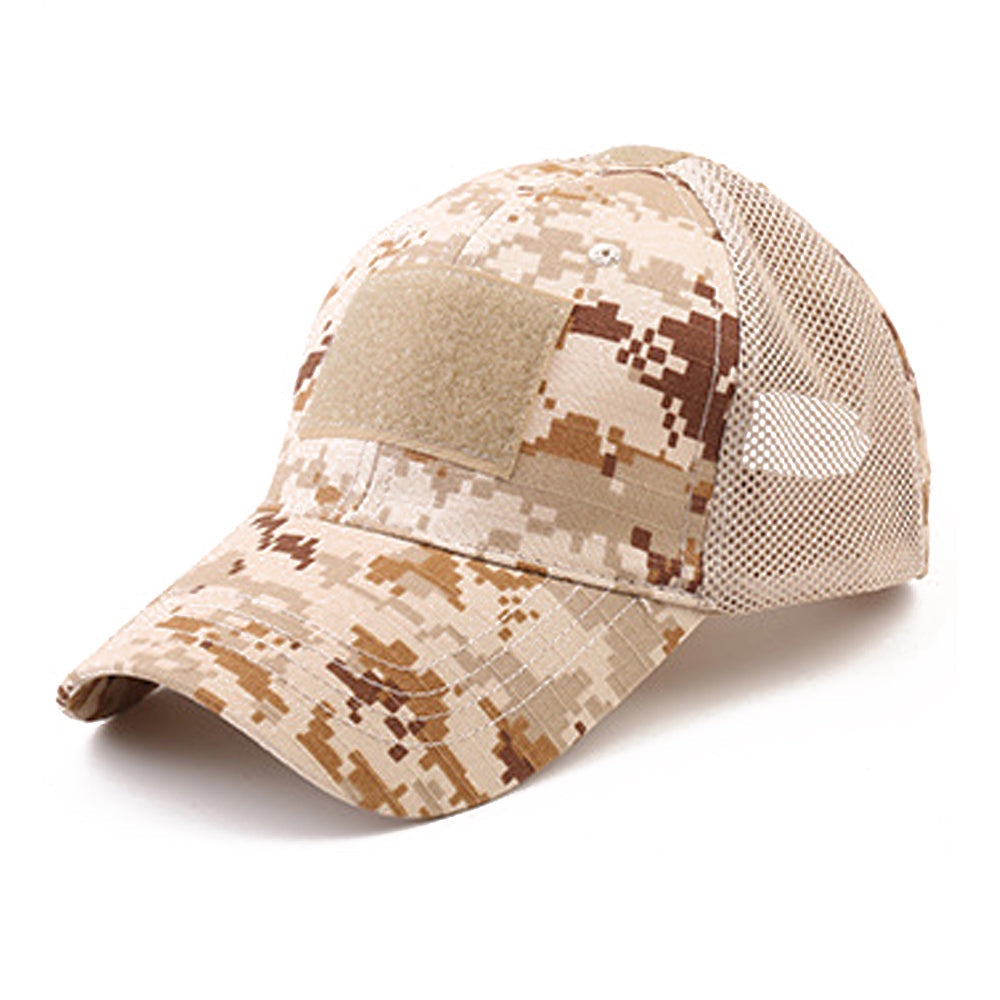 Adjustable Baseball Cap Tactical Summer Sunscreen Hat Camouflage Military Army Breath Net