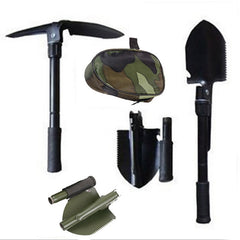 Multi-functional Military Folding Shovel Mini Garden Camping Shovels Outdoor Survival Pocket Tools Aluminium Alloy Handle