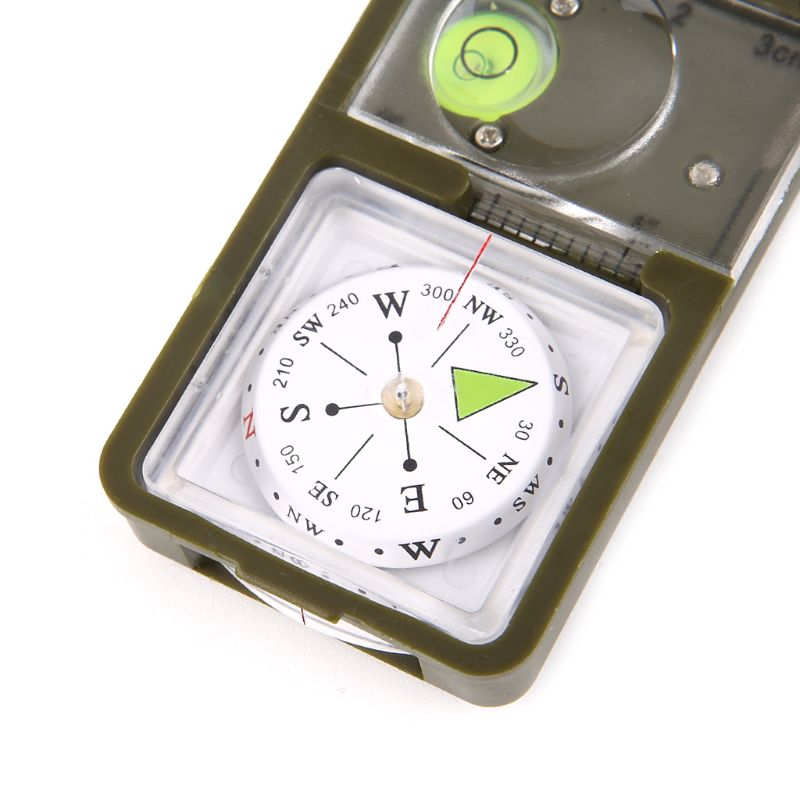 Outdoor Survival Military Camping Hiking Compass Tool Kit Combination Compass Kit 10-in-1 Multi-Function