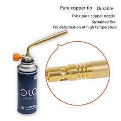 Butane Burner Welding Gas Torch Flame Gun Brazing Flamethrower Outdoor Camping BBQ Portable Soldering Heat Gun Welding Equipment