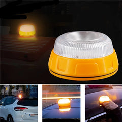 LED Emergency Strobe Beacon Help Flash Light Magnetic Roadside Traffic Safety Warning Light Sign Car Repairing Outdoor Camping