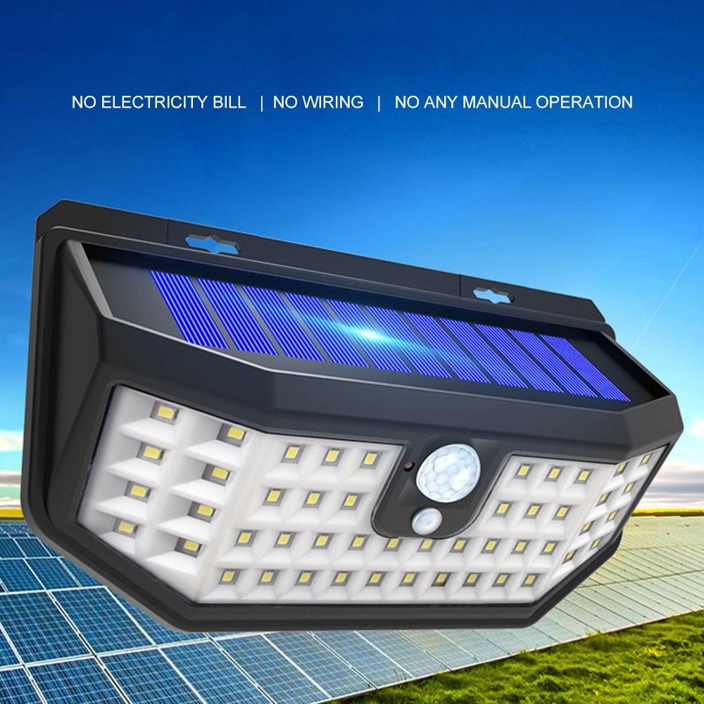 Solar Lamp Human Induction Street Lamp Wall Lamp 48 LEDs