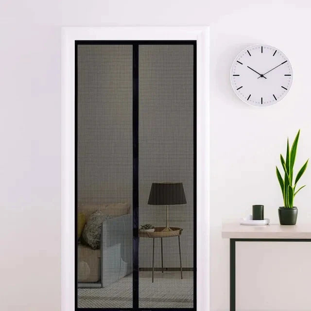 Magnetic Screen Door Curtain - Anti-Mosquito, Automatic Closing, Insect & Fly Protection