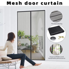 Magnetic Screen Door Curtain - Anti-Mosquito, Automatic Closing, Insect & Fly Protection