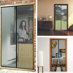 Magnetic Screen Door Curtain - Anti-Mosquito, Automatic Closing, Insect & Fly Protection