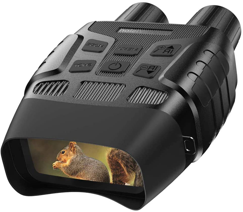 Night Vision Goggles Binoculars for Adults - Digital Infrared, 32GB Memory, HD Display, Rechargeable Battery