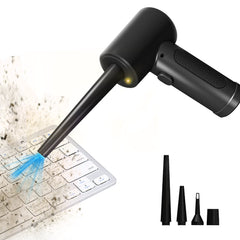 51000RPM Rechargeable Cordless Handheld Dust Blower with Computer Keyboard Cleaner Brush Portable Electric Compressed Air Duster Keyboard Electronics Cleaner Dust Blower