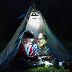Camping Fan Light USB Rechargeable Lantern Portable Tent Lamp Hanging Silent Wind Flashlight For Fishing Desk Fan