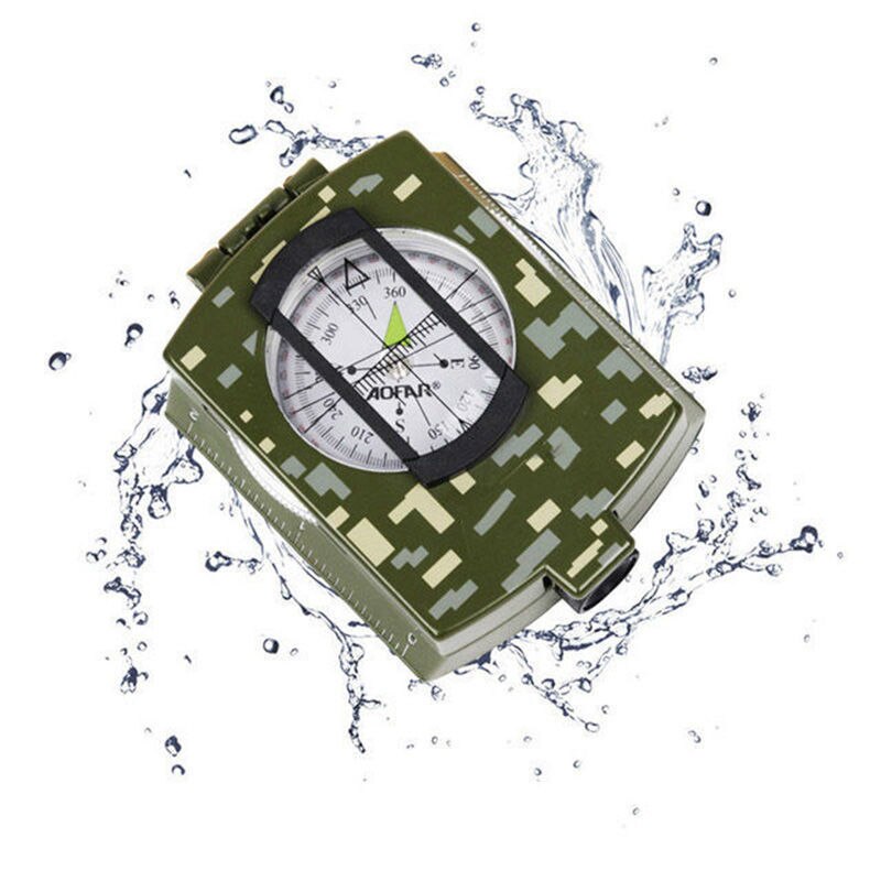 Professional Military Army Metal Sighting Waterproof Compass Outdoor Gadgets Sport Clinometer Camping Hiking Climbing