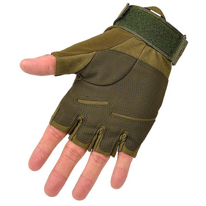 Men Tactical Gloves Army Tackle Shooting Outdoor Sports Half Finger Hiking Gloves Camping Military Hunting Airsoft Equipment