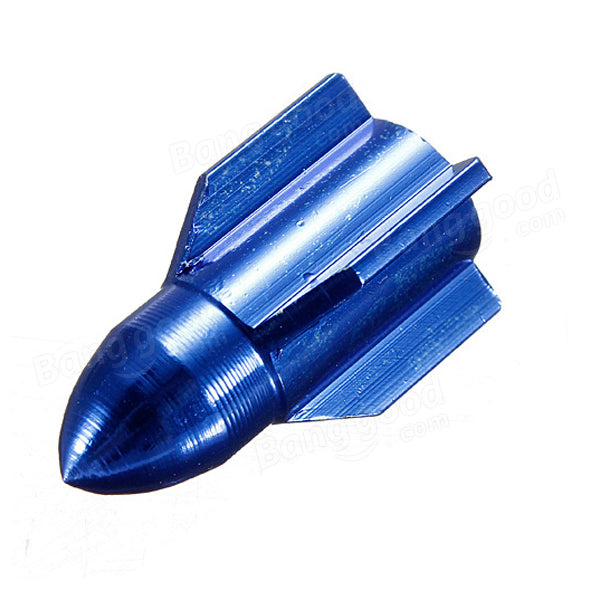 Rocket Shaped Bicycle Wheel Tire Air Valve Caps Cover