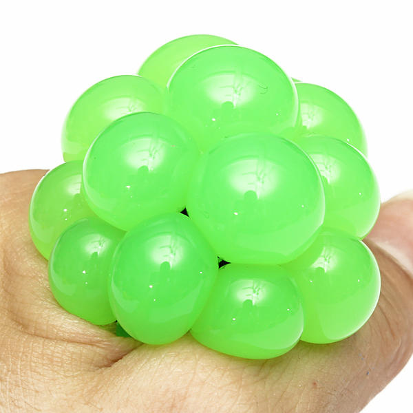 Squeeze Hand Wrist Exercise Stress Relief Toy Grape Shape