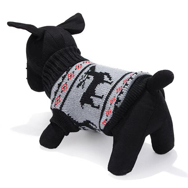 Deer Pet Dog Knitted Breathable Sweater Outwear Apparel
