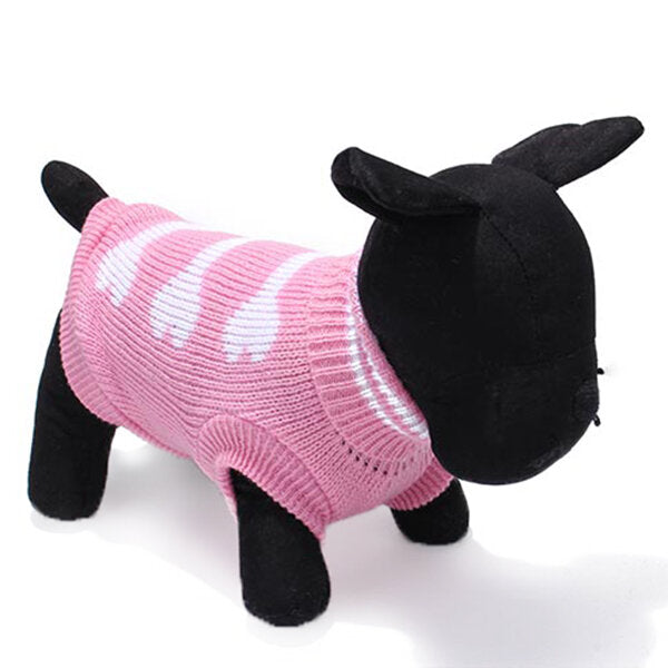 Three Bone Type Turtleneck Pet Dog Knitted Breathable Sweater Outwear