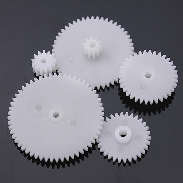 75 Type Plastic Crown Gear Single Double Reduction Gear Worm Gear