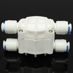 1/4 Inch 4 Way Auto Shut Off Valve For RO Reverse Osmosis Water Filter System