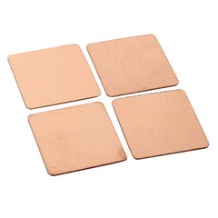 100pcs 15x15x0.3mm Pure Copper Cooling Plate Thermal Conductivity Copper