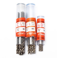 10Pcs 0.3-3mm Micro HSS Twist Drilling Bits Straight Shank Electrical Drill Tool