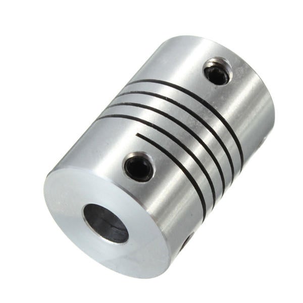 Flexible Shaft Coupling OD18mmx25mm CNC Motor Coupler Connector 6.35 To 8mm