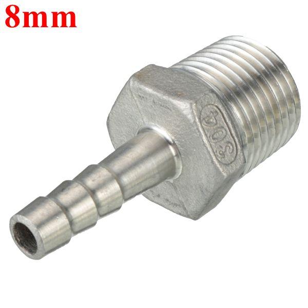 1/2 Inch Male Thread Pipe Barb Hose Tail Connector Adapter 68mm To 19mm