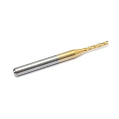 1.5mm Tungsten Steel Titanium Coat Carbide End Mill Cutter Engraving Bit CNC PCB Rotary Burr