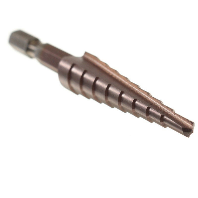 HSS Triangle Shank Step Drill Bit Hole Cutter 3-12/4-12/4-22/6-24mm