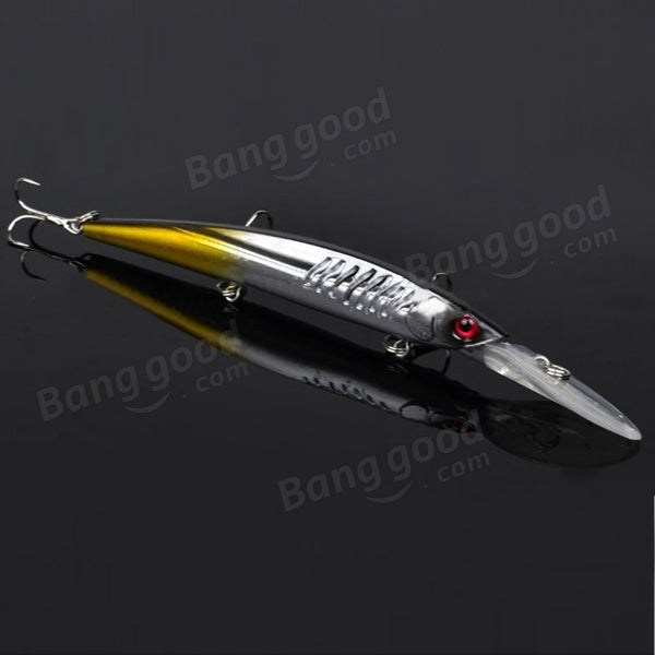 12.7g 14.5cm Minnow Bait Fishing Lure Hard Lure Bait with Hooks 5PCs