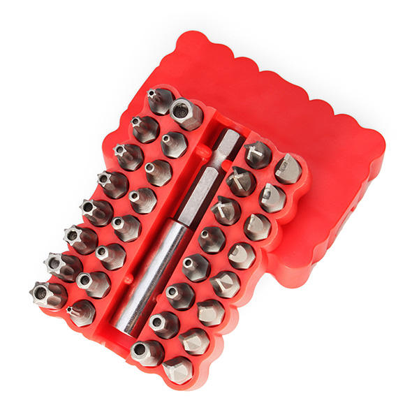 33pcs Magnetic Screwdriver Bit Set Torx Hex Star Spanner Tri Wing Electric Screwdriver Hex Bits with Holder