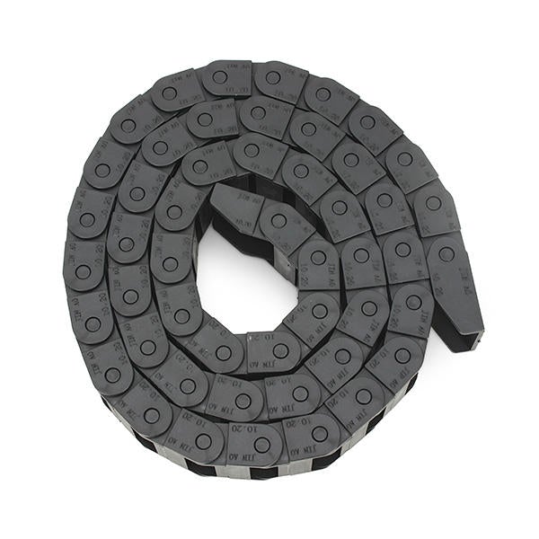 10 x 20mm Plastic Cable Drag Chain Wire Carrier Length 1000mm For CNC Router Machine