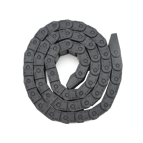 10 x 15mm Plastic Cable Drag Chain Wire Carrier Length 1000mm For CNC Router Machine