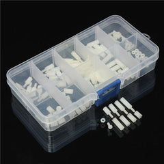 M2 Nylon Screw White Hex Screw Nut Nylon PCB Standoff Assortment Kit 120pcs