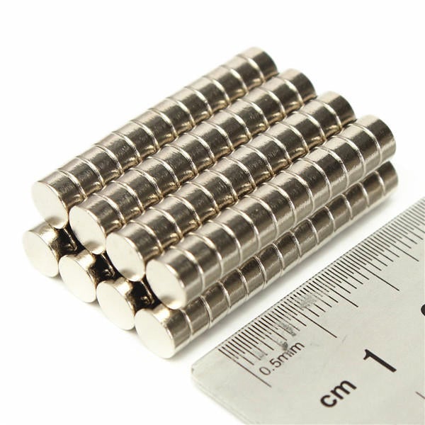 100pcs N50 Super Strong Disc Magnets 6mm x 3mm Rare Earth Neodymium Magnets