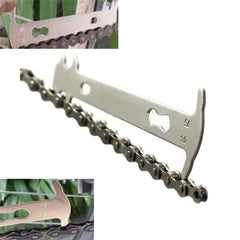 Bike Bicycle Chain Measurement Ruler Chain Tape Cycling Chain Replacement Tool