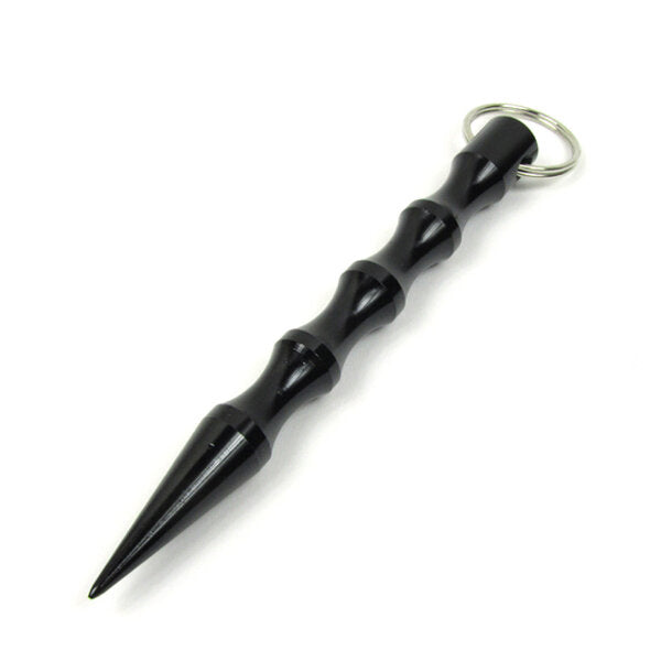 Tactical Pointed Kuboton Rod Keychain Key Ring EDC Outdoor Self Defend Tool