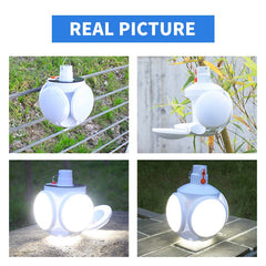 LED Bulb Solar Light Outdoor Waterproof Emergency Rechargeable Bulb Light Camping Garden Lighting Solar Lamp