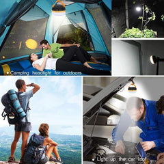 LED Restractable Lantern Portable Camping Light Outdoor Tent LightHook For Backpacking Hiking Home Emergency Lamp