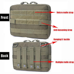 Molle Military Pouch Bag Medical EMT Tactical Outdoor Emergency Pack Camping Hunting Accessories Utility Multi-tool Kit EDC Bag