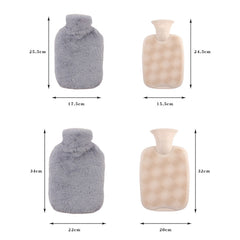 1000ml Winter Silicone Hot-Water Bag Lovely Hand Warmer Explosion-Proof Hot Water Containers