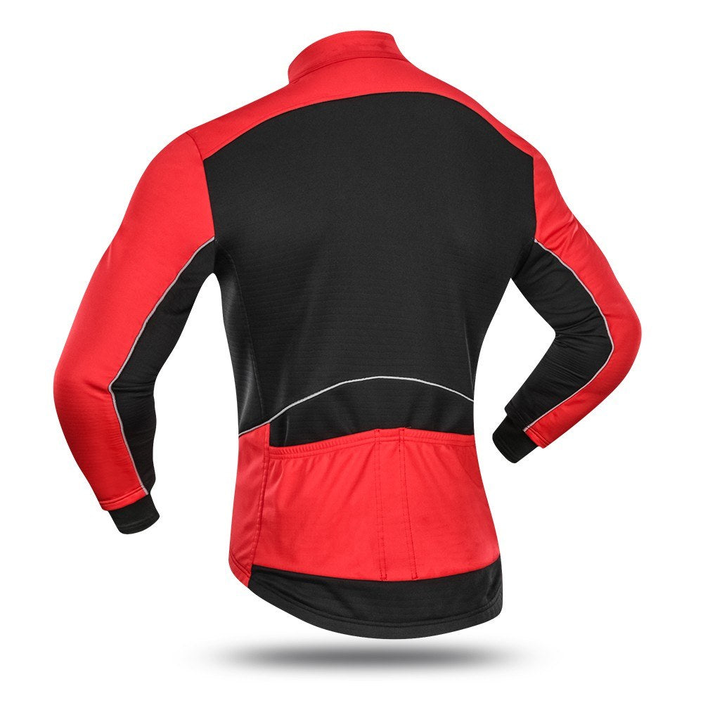 Men Winter Cycling Clothing SetWaterproof Windproof Thermal Fleece Bike Riding Jacket and Pants Sportswear