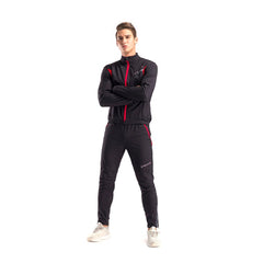 Men Cycling Clothing Set Outdoor Sports Winter Warm Thermal Fleece Long Sleeve Bike Jacket Pants Bicycle Suit