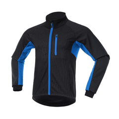 Men Winter Cycling Clothing Set Long Sleeve Windproof Bicycle Jersey with Pants Outdoor Cycling Running Sports Jacket Activewear