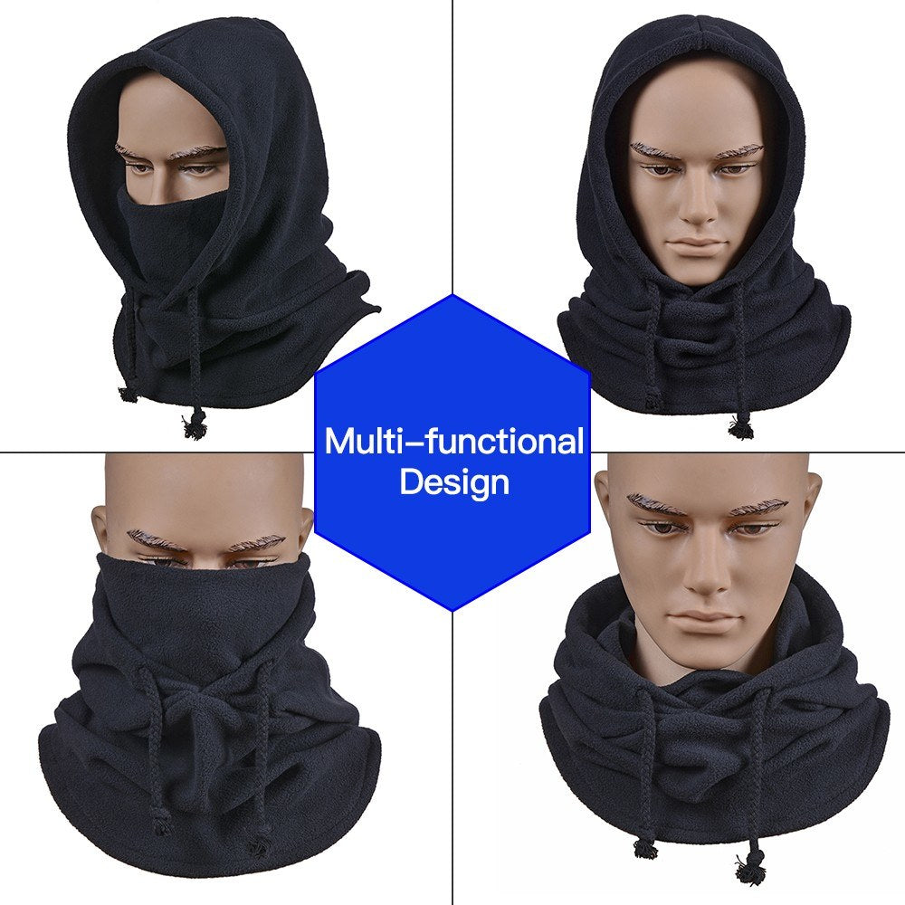 Winter Warm Polar Fleece Balaclava Winter Sports Cap Face Cover Neck Warmer for Cycling Skiing Motorcycling