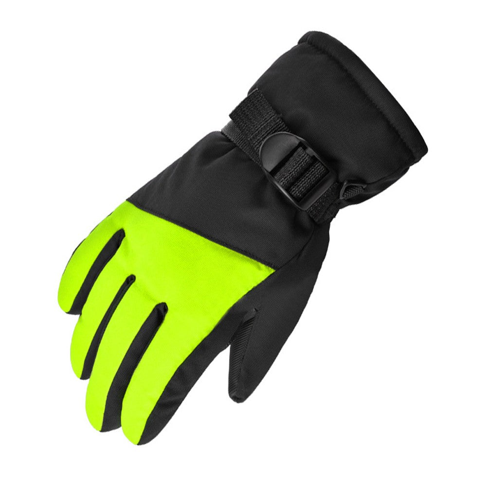 Children's Ski Glove Winter Warm Snowboarding Ski Glove Water Repellent Warm Ski Glove Waterproof Glove