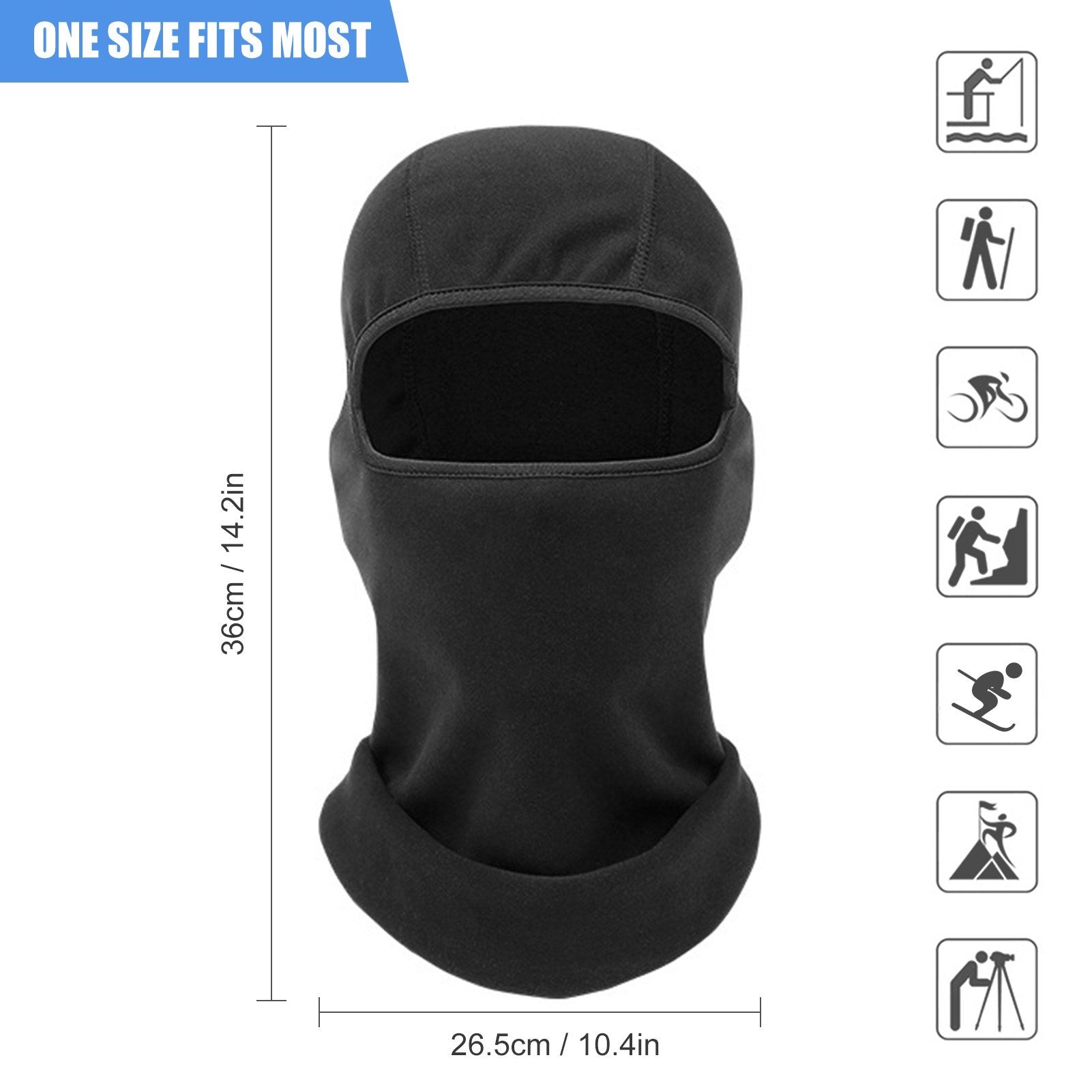 Winter Face Cover Windproof Face Balaclava Winter Protection Warm Full Face Cover for Men Women Outdoor Sports